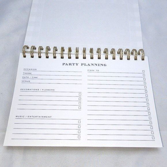 Draper James "Cheers Y'all"  Party Planner, New - Picture 6 of 8